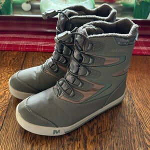 merrell kids boots size 3